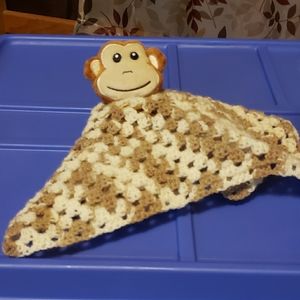 Little Monkey Crochet Lovey